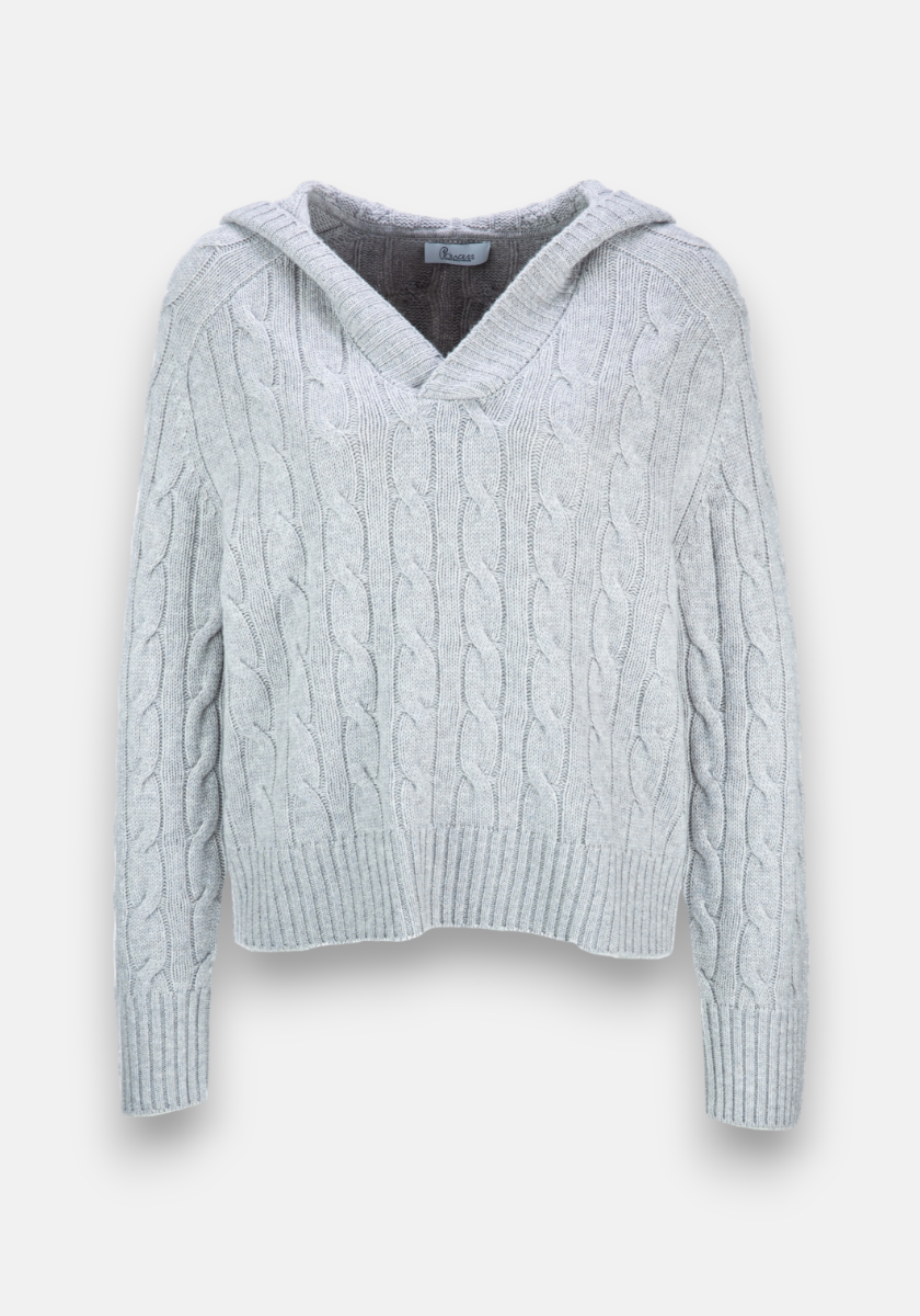 Cable knit hoodie Princess goes Hollywood