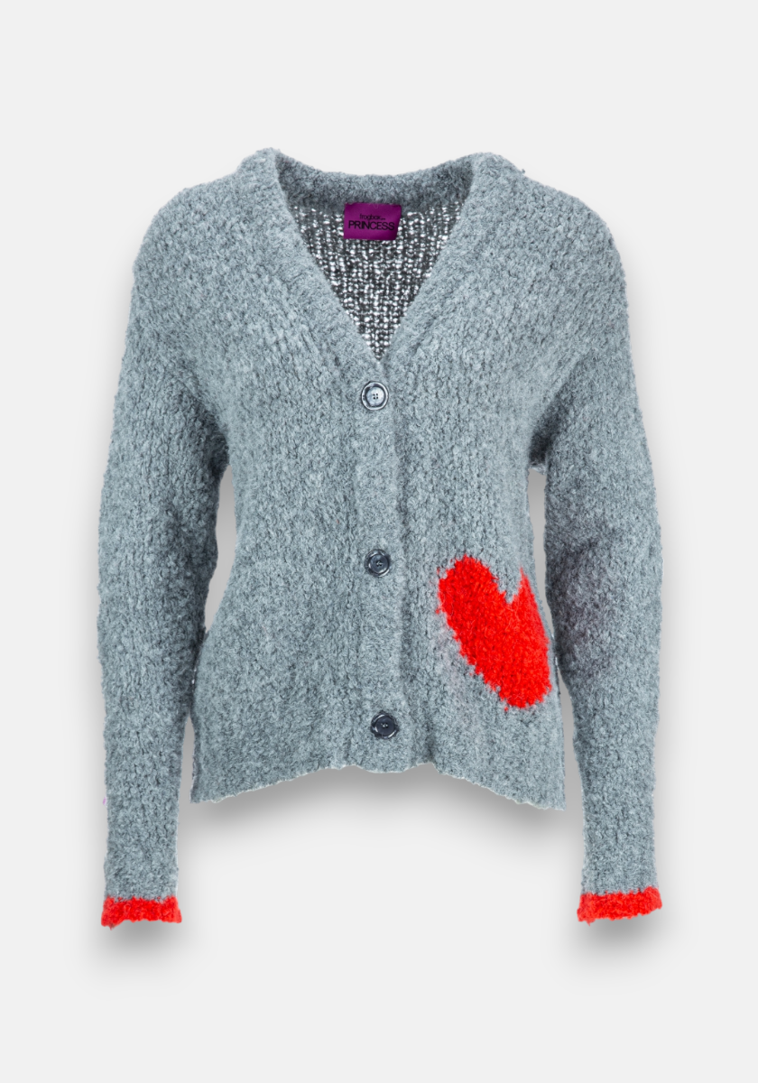 Blue fluffy cardigan online