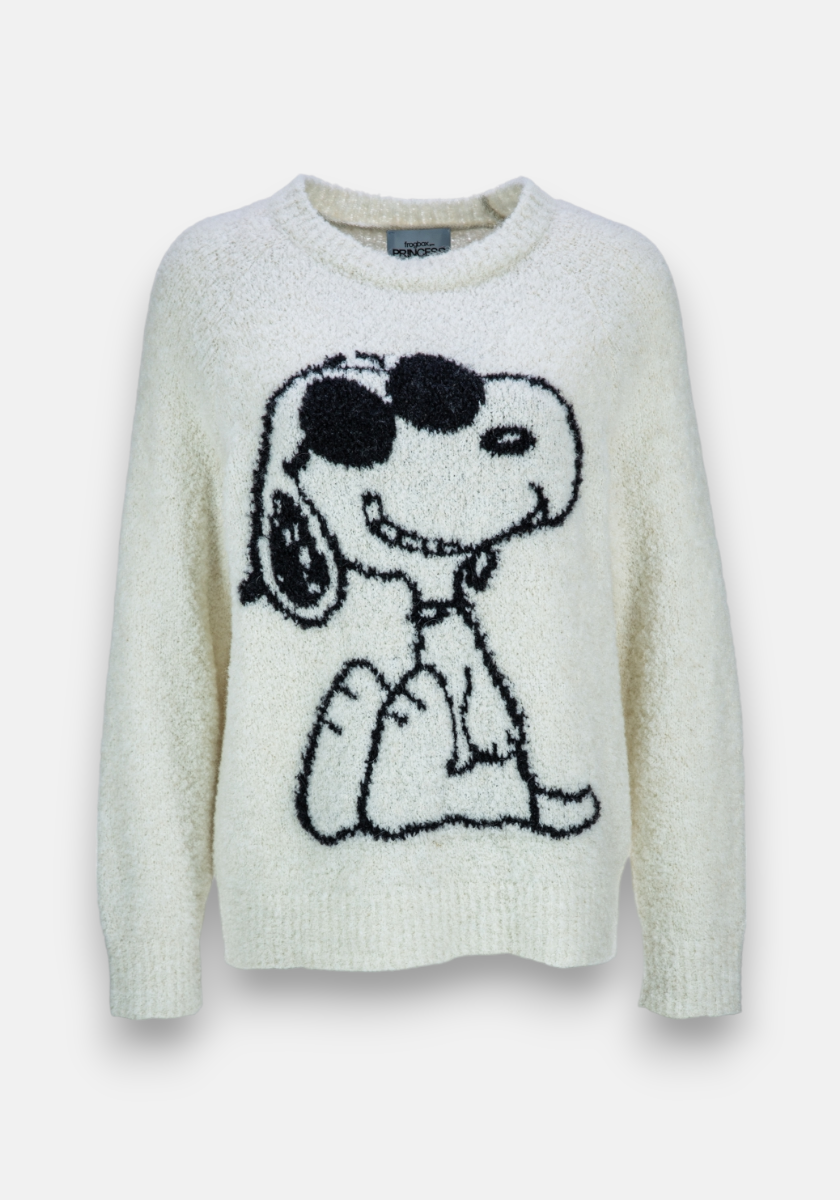 Cozy Snoopy Knitted Sweater