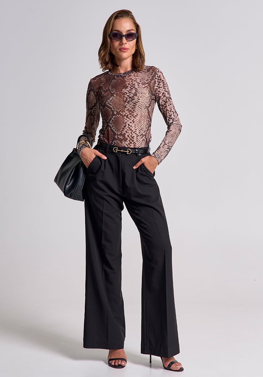 Chemise en maille serpent