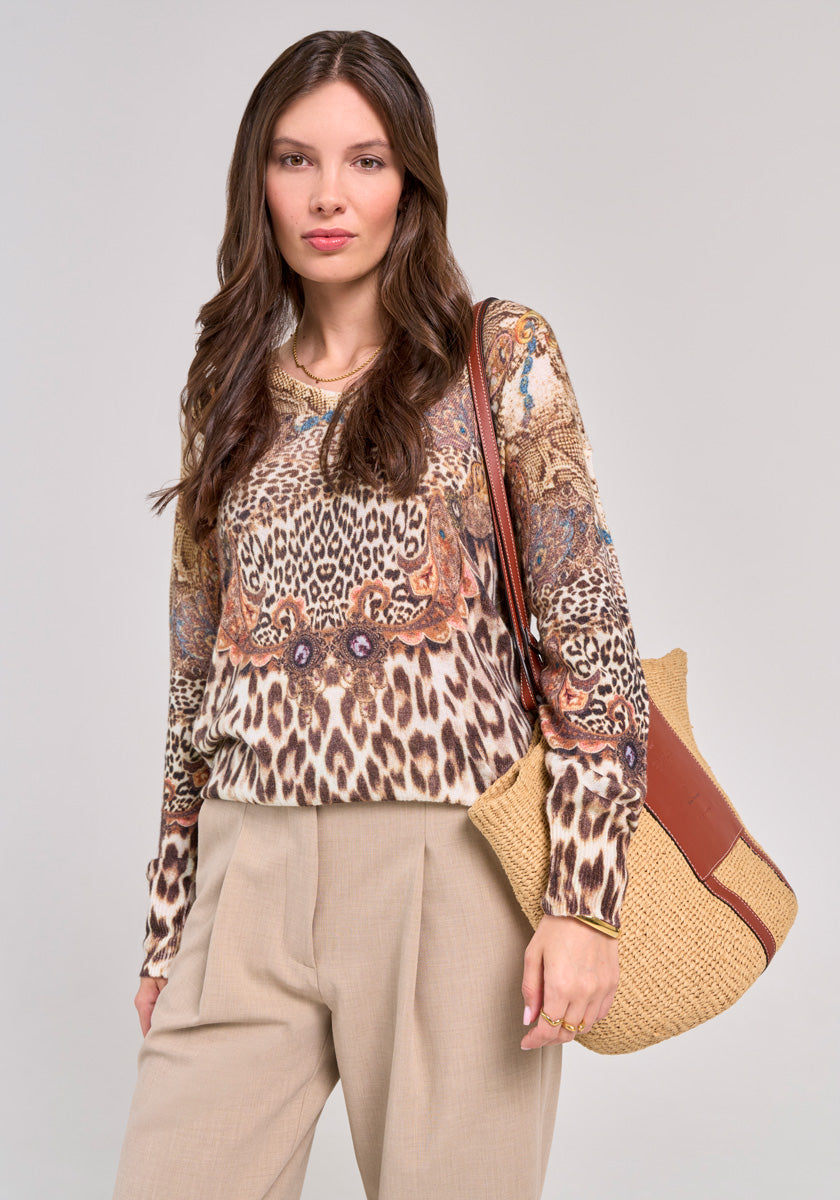Feinstrickpullover Snake-Leo