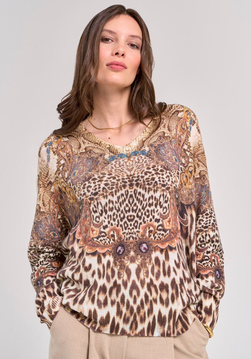 Feinstrickpullover Snake-Leo