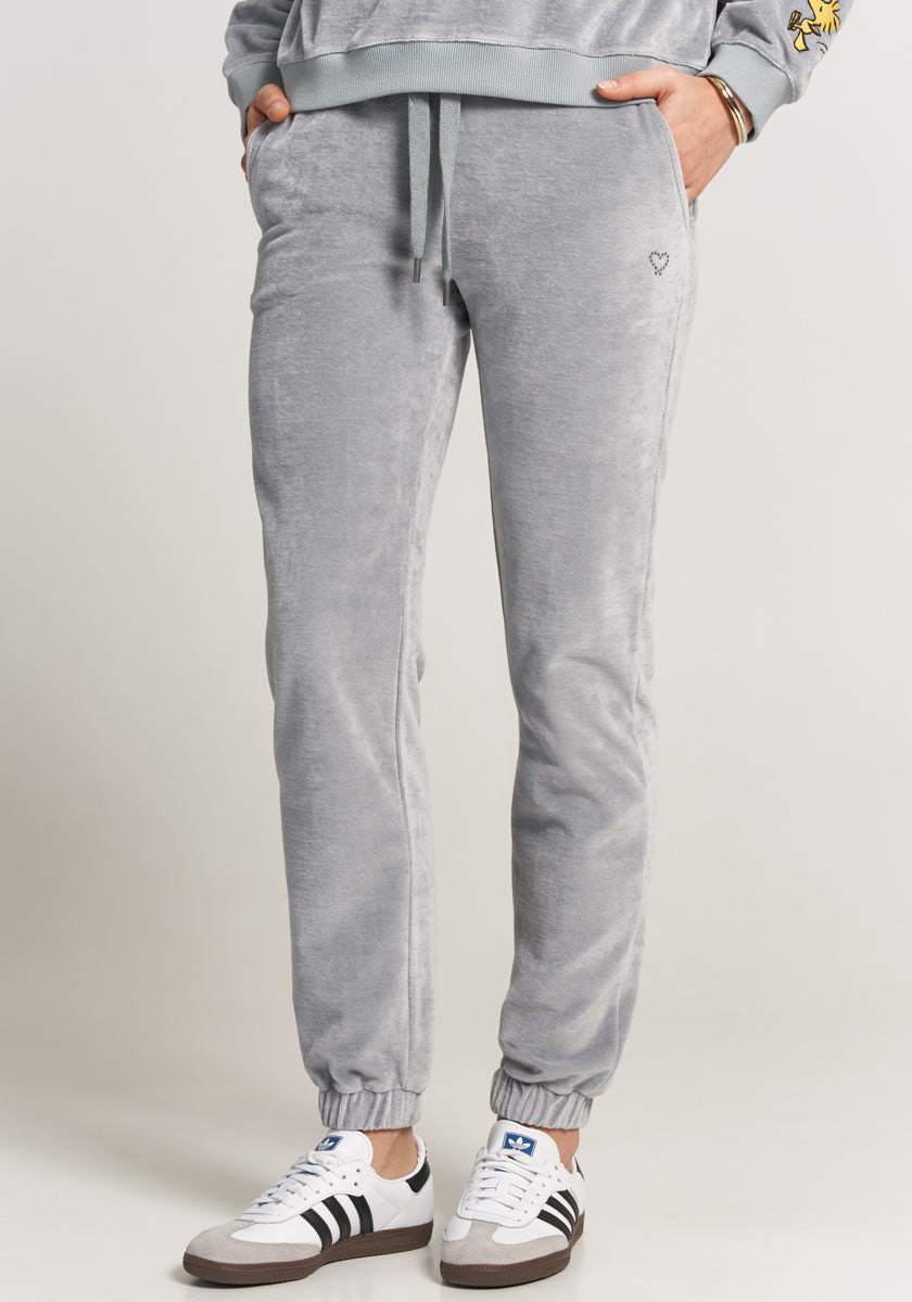 Graue Nickihose