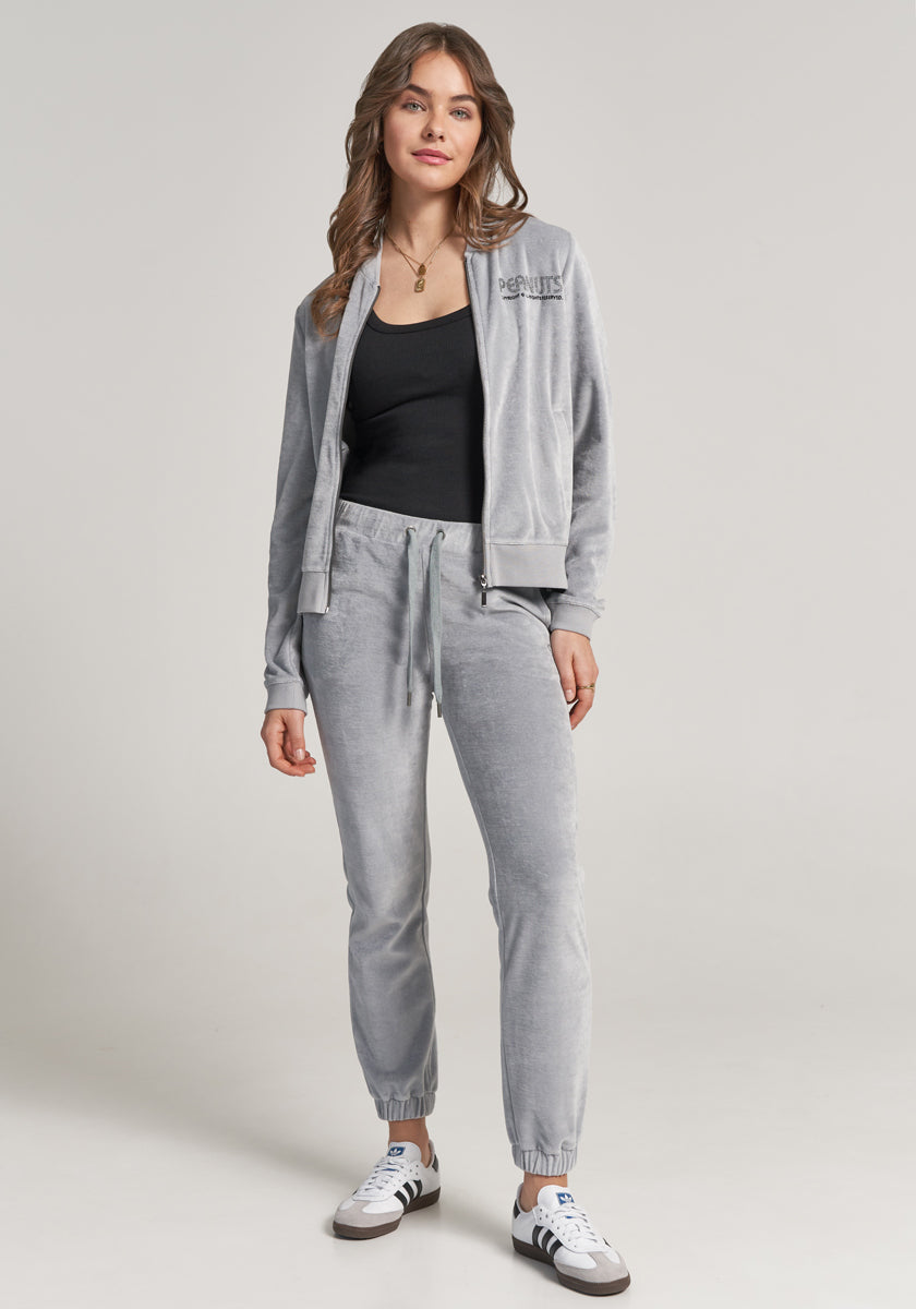 Graue Nickihose