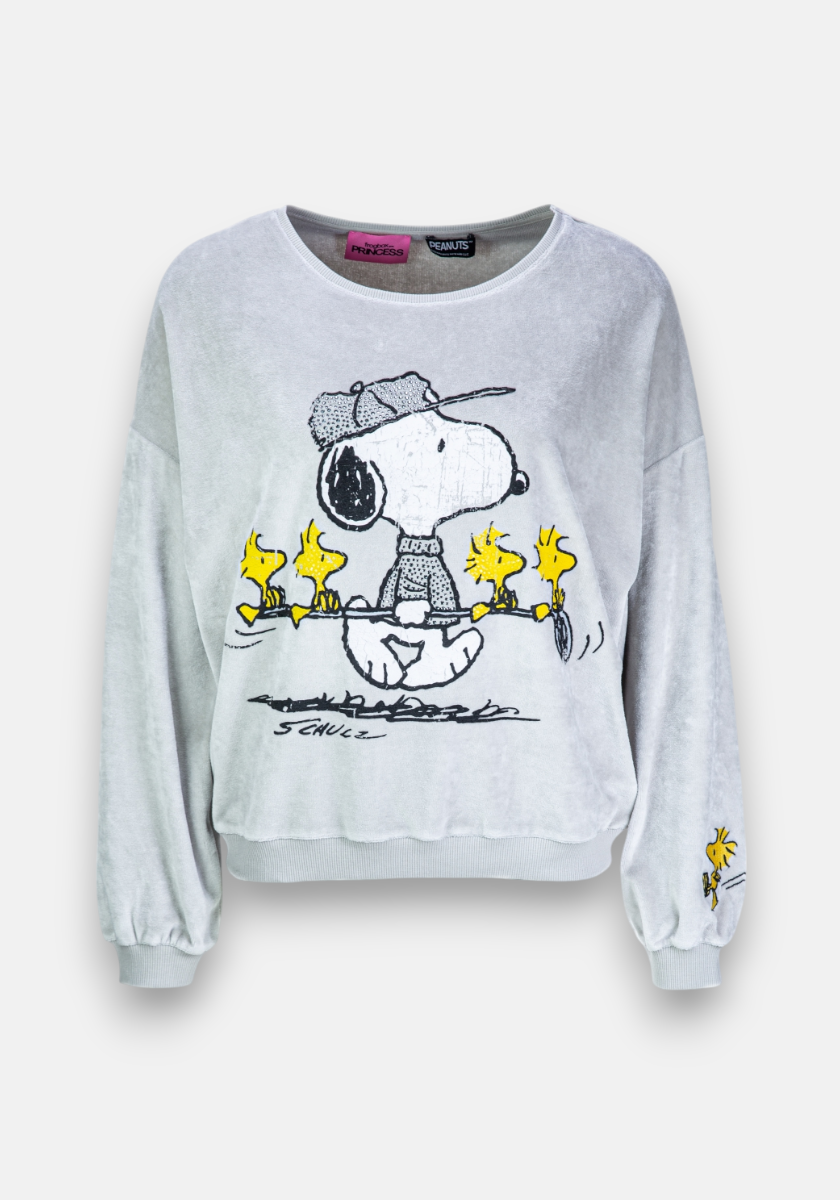 Beiges Sweatshirt Snoopy Golf