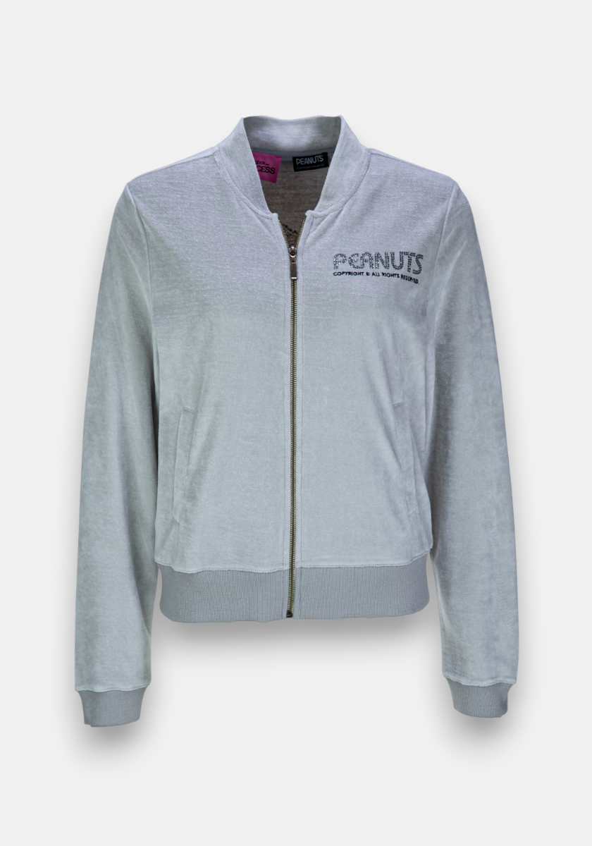 Beige Sweatjacke Snoopy