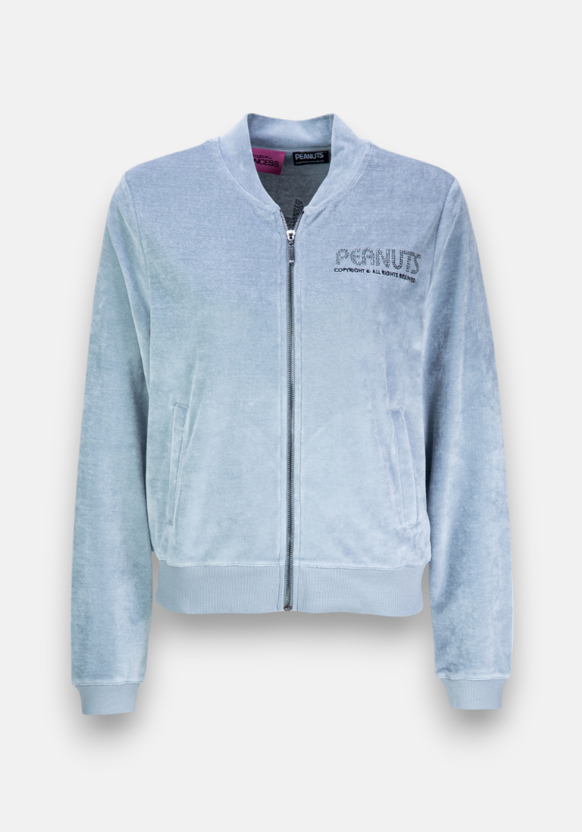 Graue Sweatjacke Snoopy