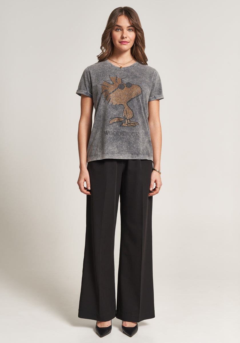 Graues T-Shirt Woodstock