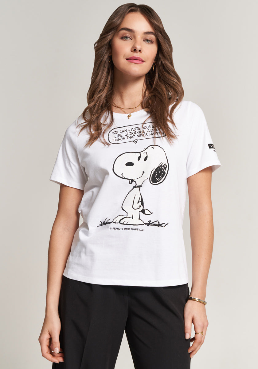 T-Shirt Snoopy Slogan
