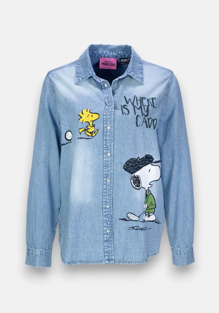 Snoopy Golf denim shirt