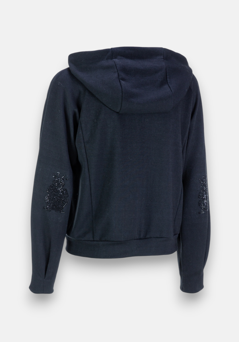 Hoodie-Jacke minimal Leo