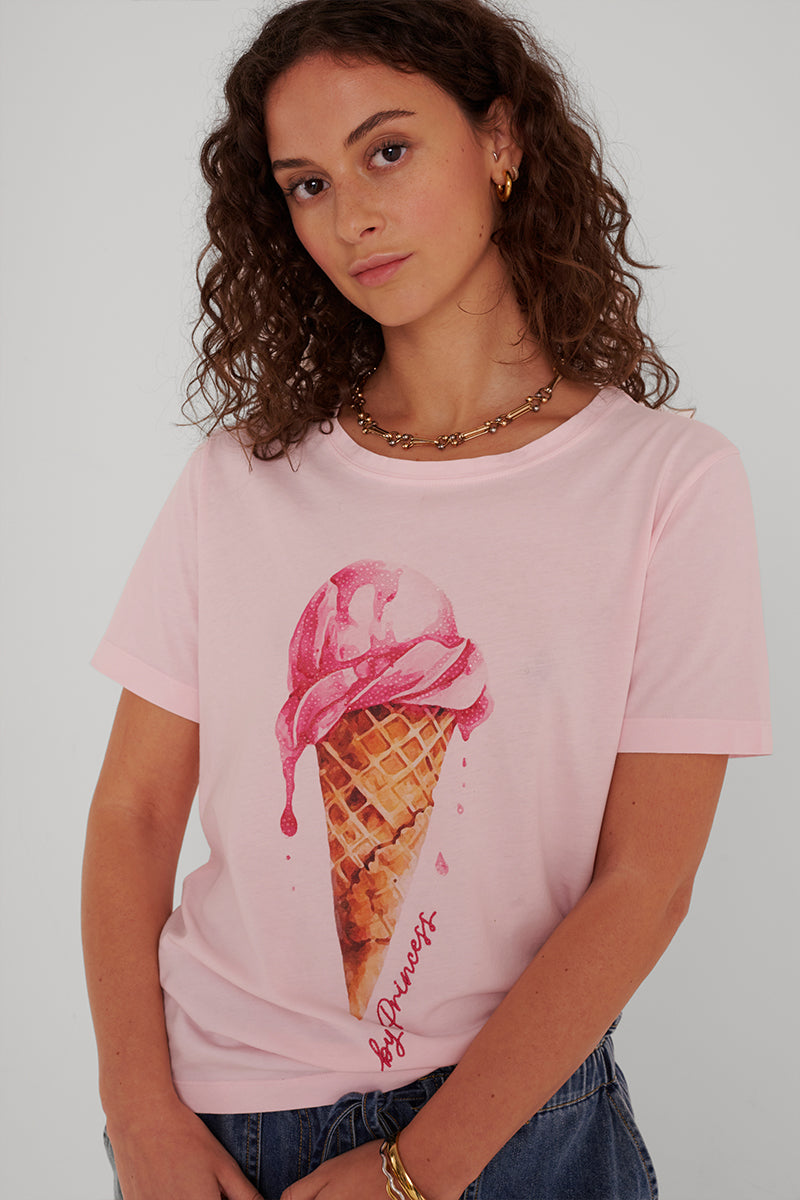 Cotton T-Shirt Icecream Skateboards