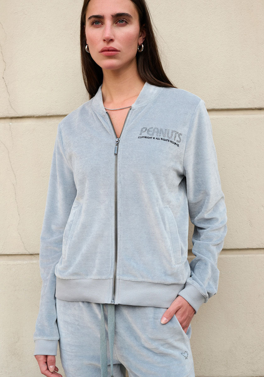 Kombi Set Graue Sweatjacke + Hose Snoopy