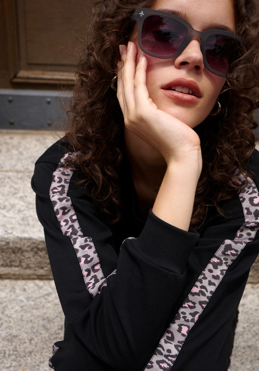 Sweat-shirt minimaliste Leo