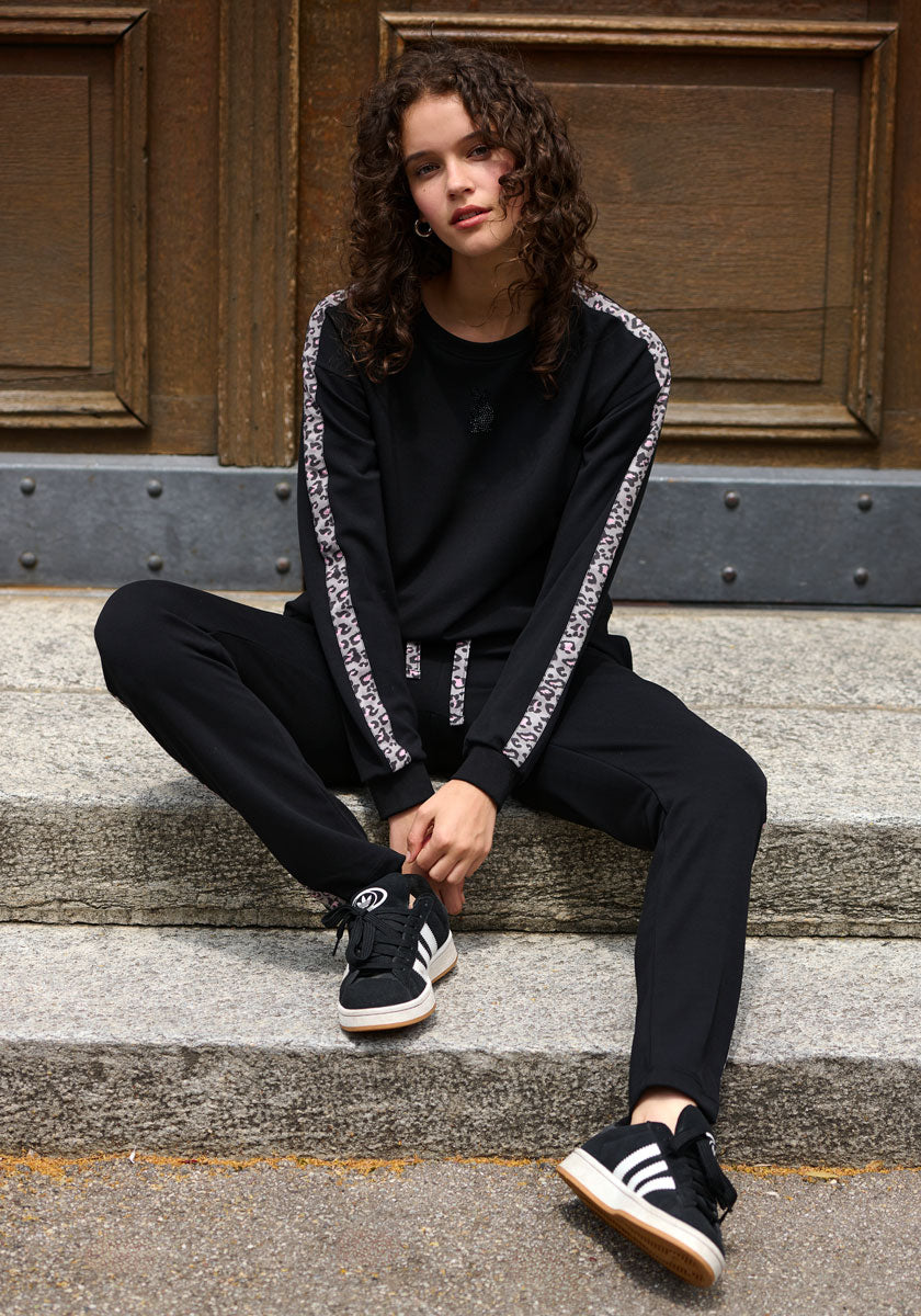 Sweat-shirt minimaliste Leo