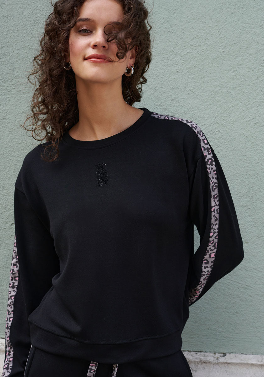 Sweat-shirt minimaliste Leo