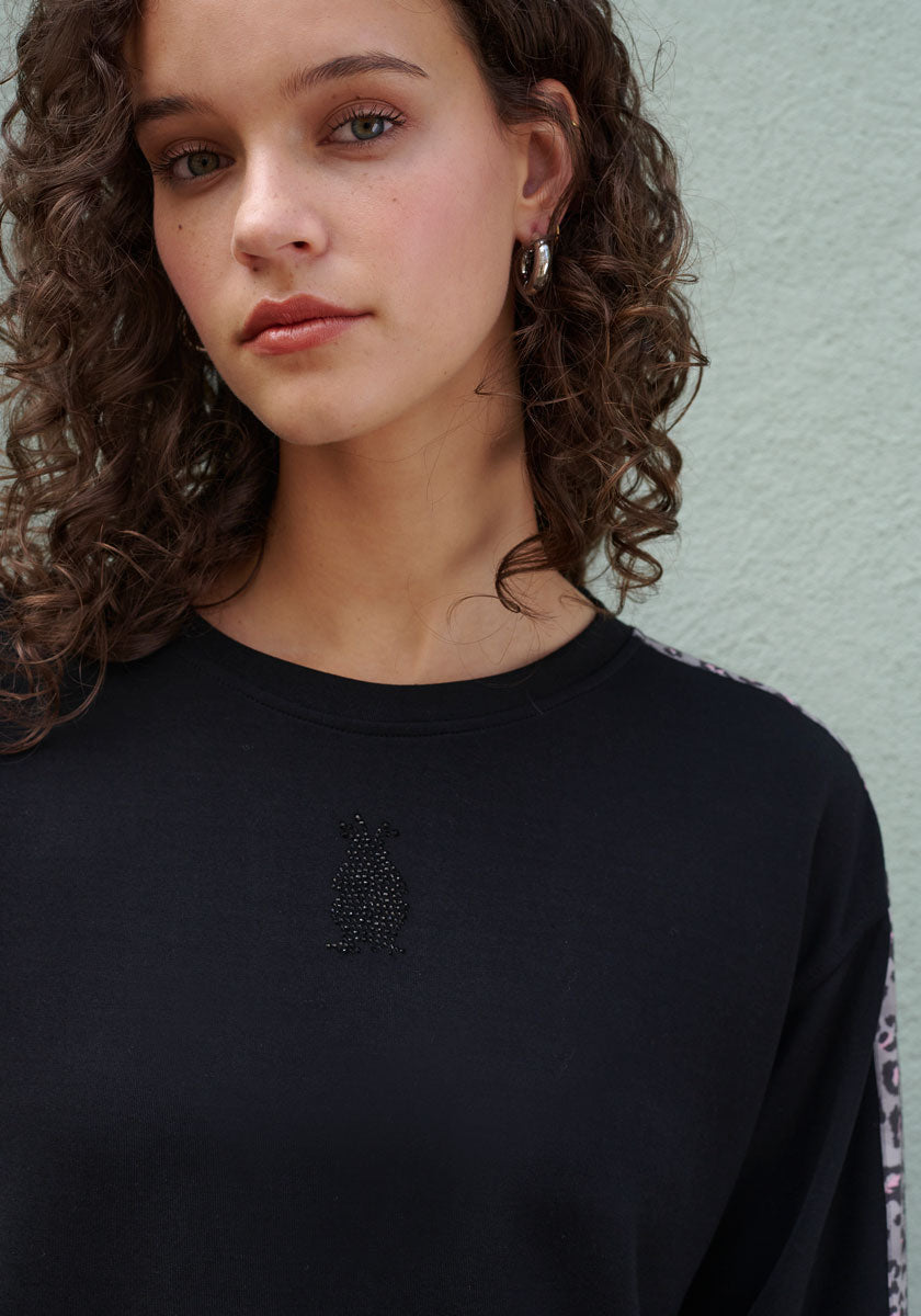 Sweat-shirt minimaliste Leo