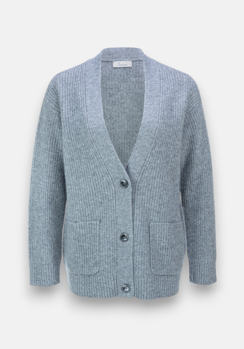 Cardigan boyfriend Solène en pur cachemire