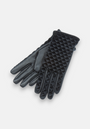 Quilted leather gloves