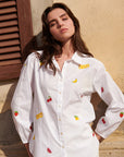 Shirt Tutti Frutti embroidery