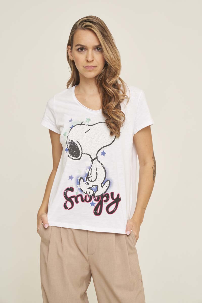 T-shirt Snoopy star