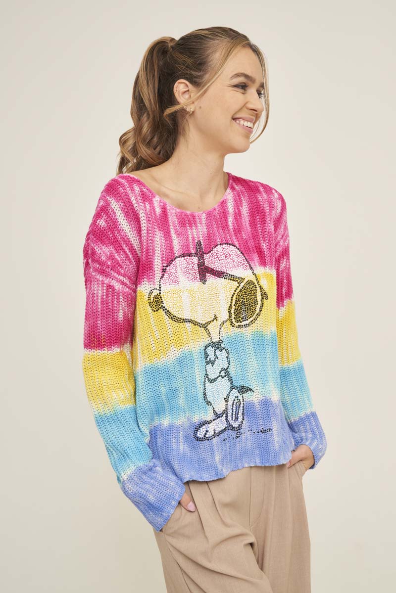 Snoopy Batik Pullover