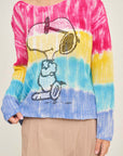 Snoopy tie-dye sweater