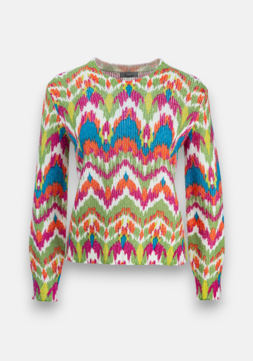 Pullover mit Ethno-Muster