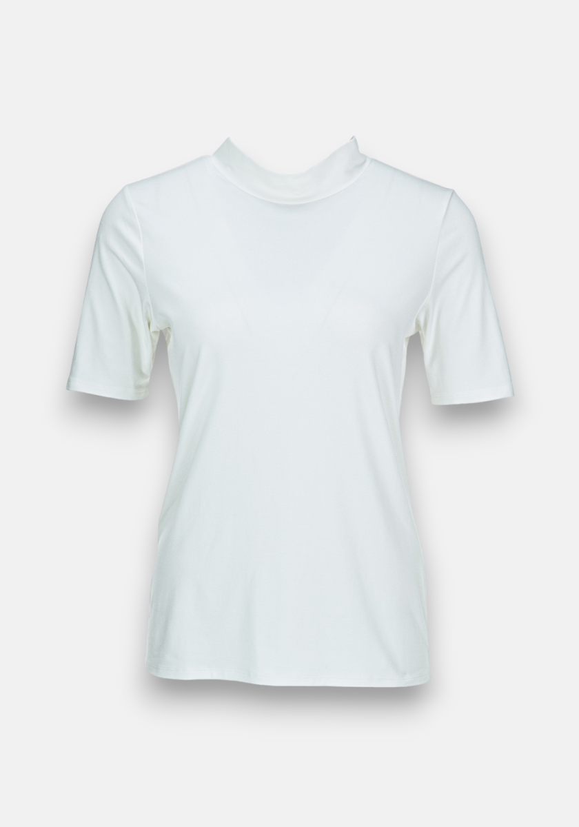 Basic T-shirt with Princess logo and stand-up collar