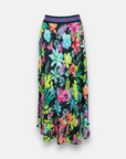 Skirt with garden print