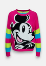 Mickey Mouse striped sweater