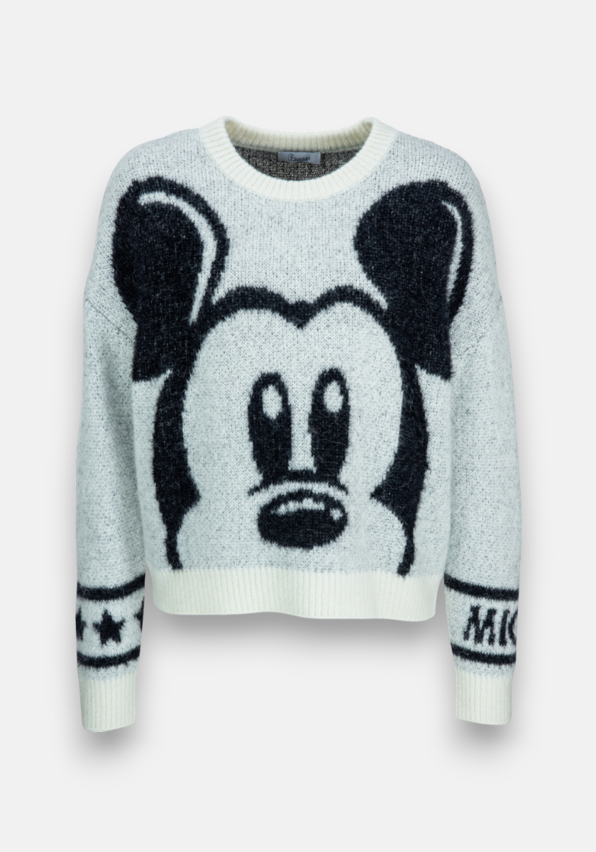 Jacquard-Pullover Mickey Mouse