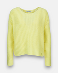Chunky knit sweater made from cashmere mix