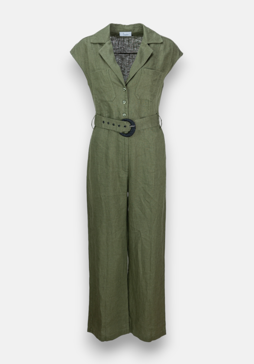 Jumpsuit made from 100% linen