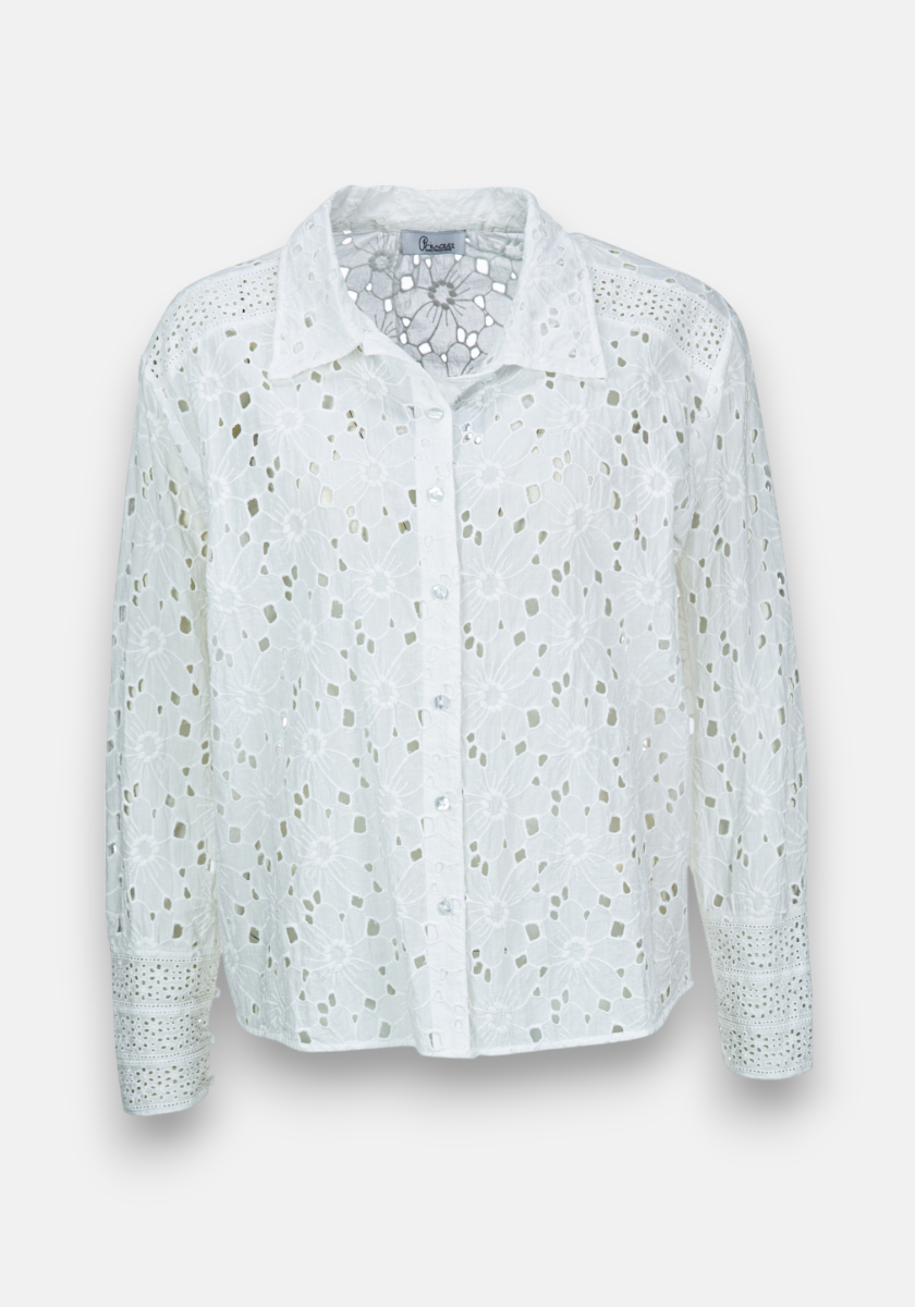 Lace blouse made of 100% cotton