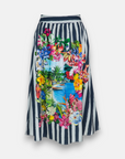 Striped Hawaiian skirt