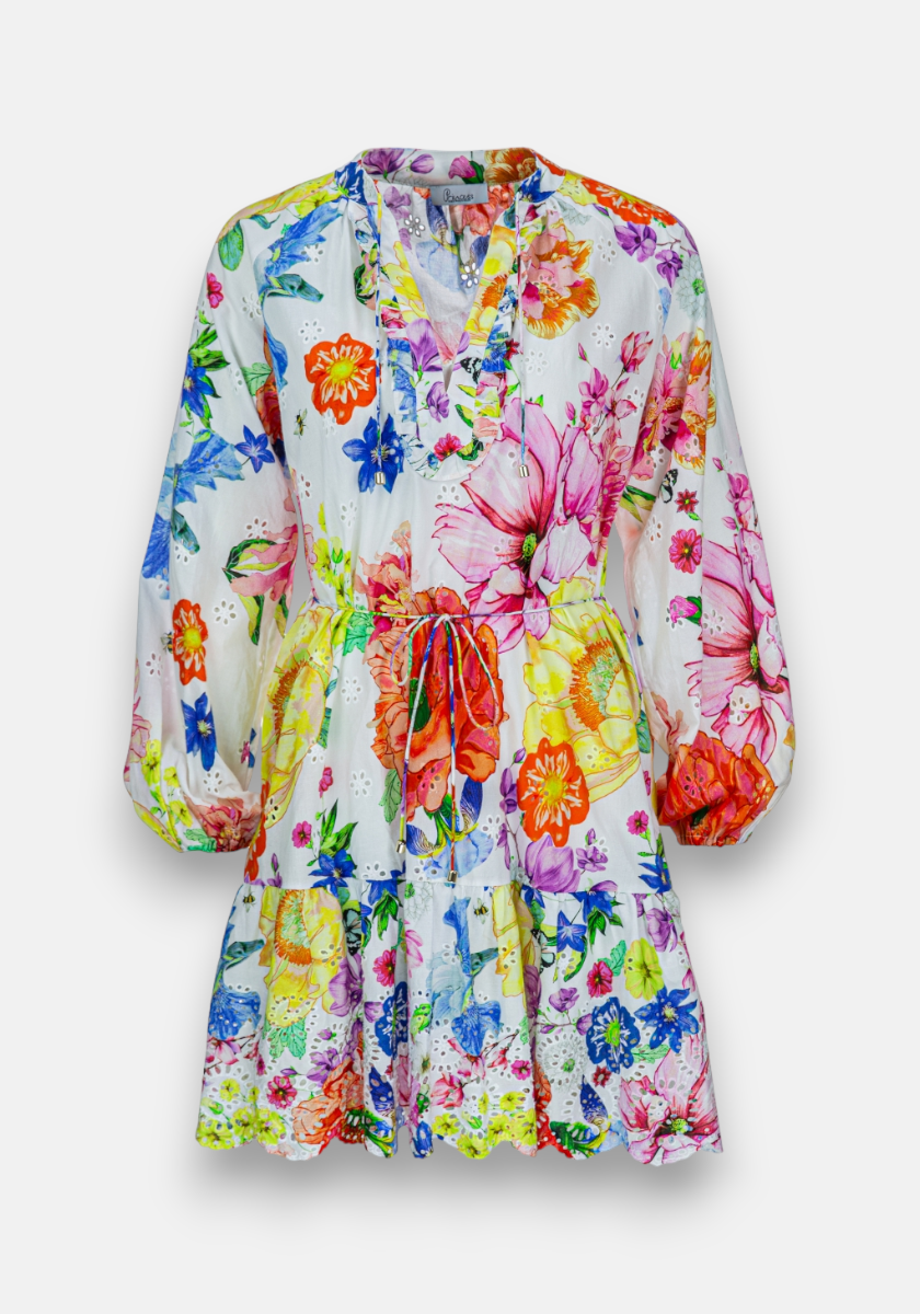 Robe dentelle fleurs d&#39;été