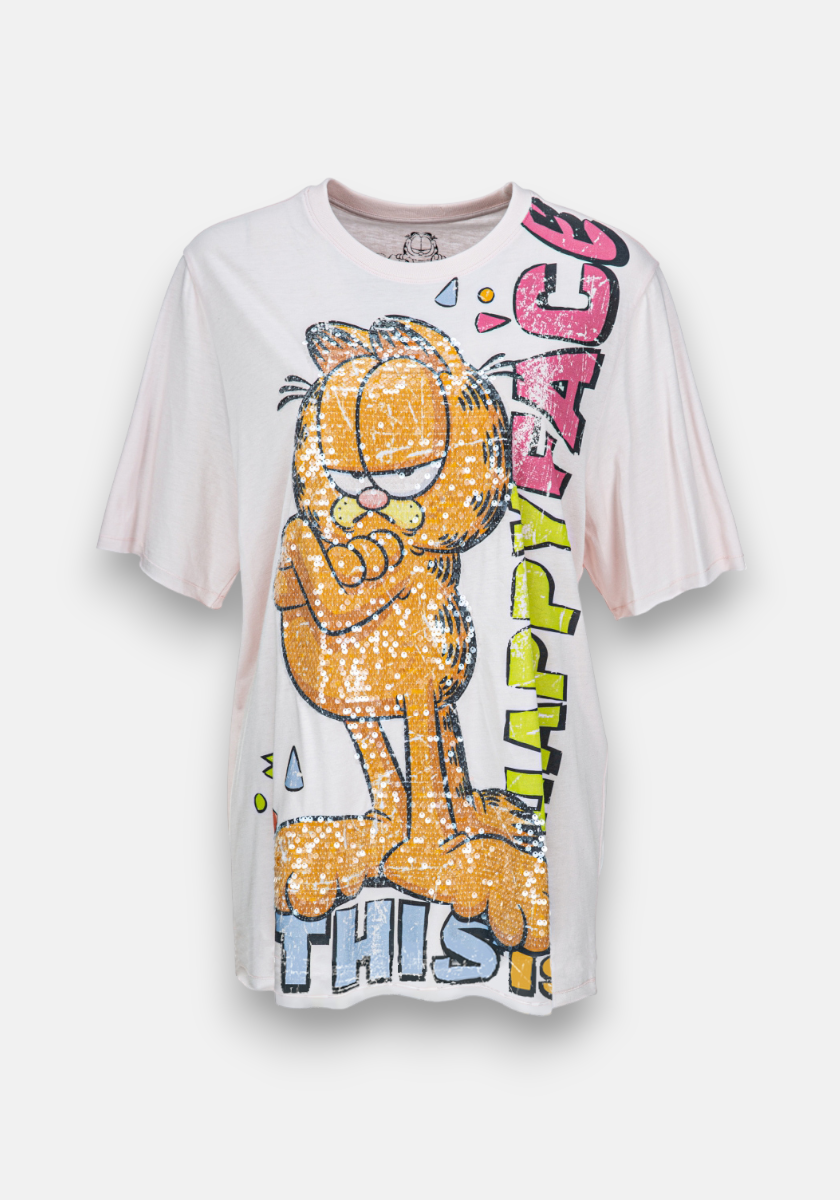 T-Shirt Garfield C&#39;est mon endroit heureux