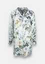 Robe chemisier imprimé naturel