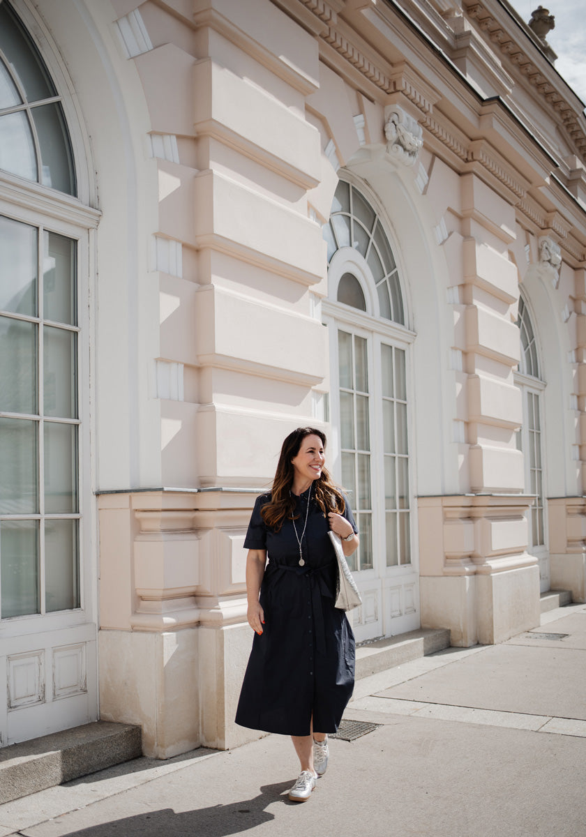 poplin shirt dress