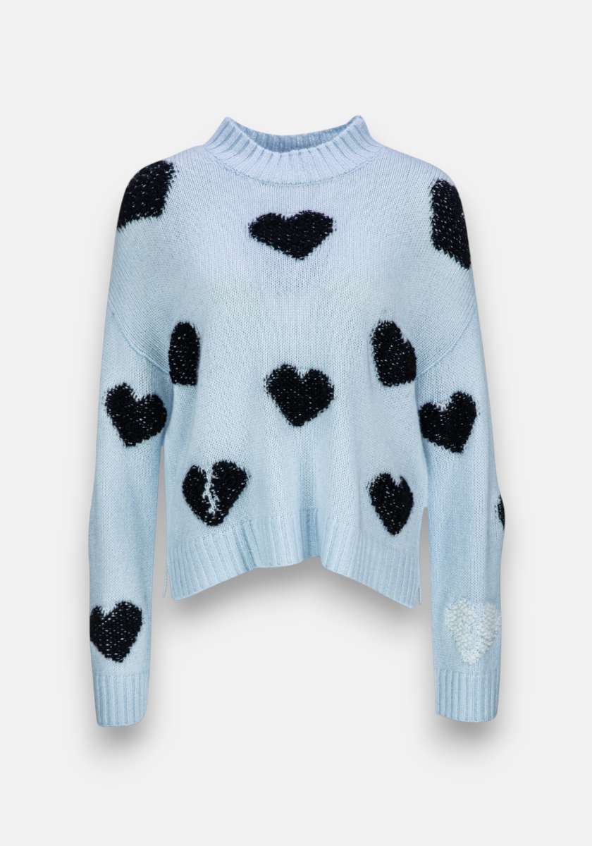 Pullover mit Herzmotiv