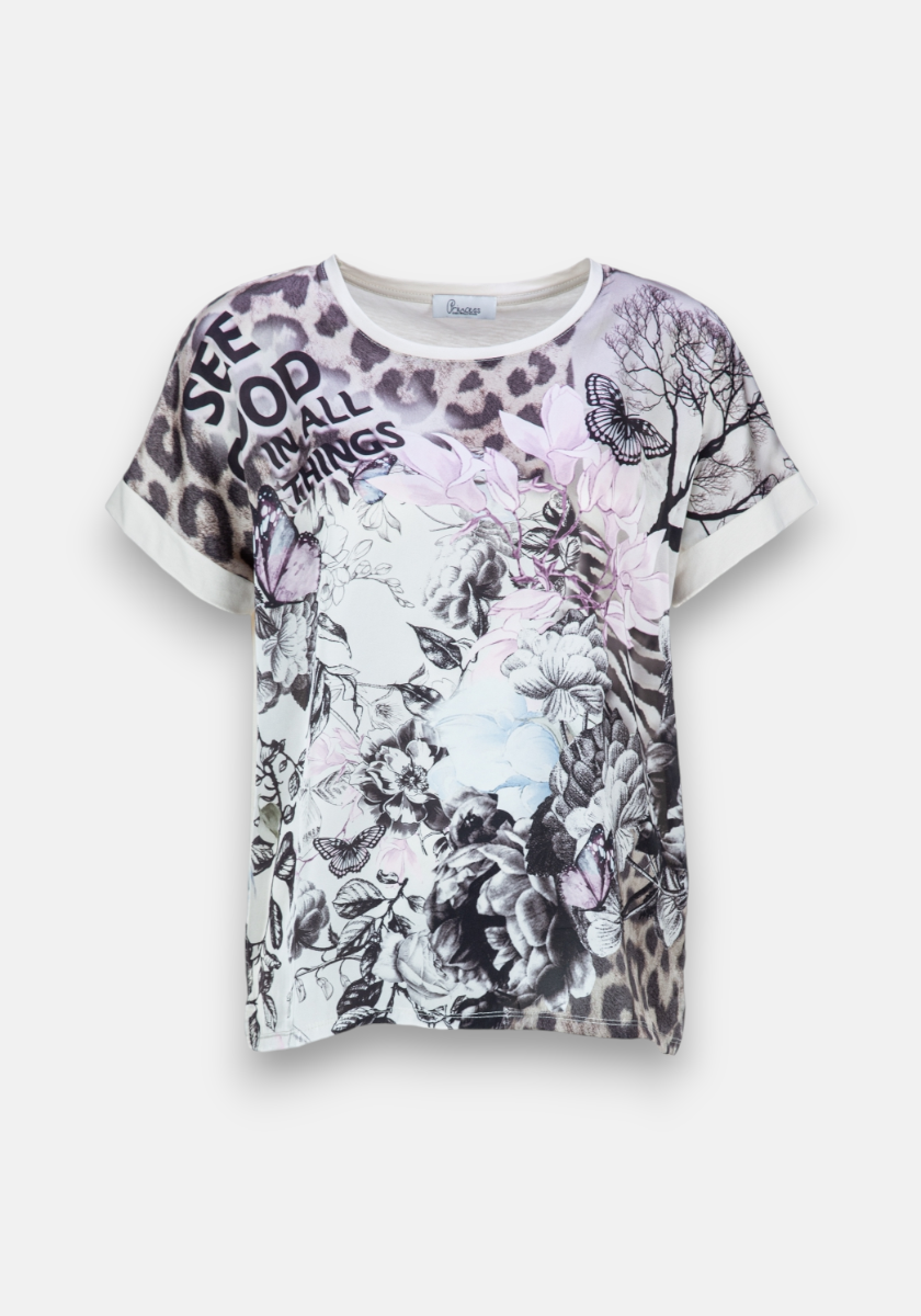 T-Shirt Leo flower