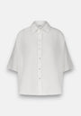 White linen shirt blouse