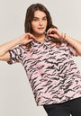 Chemisier chemise tigre