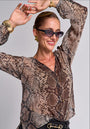 Snake Bluse