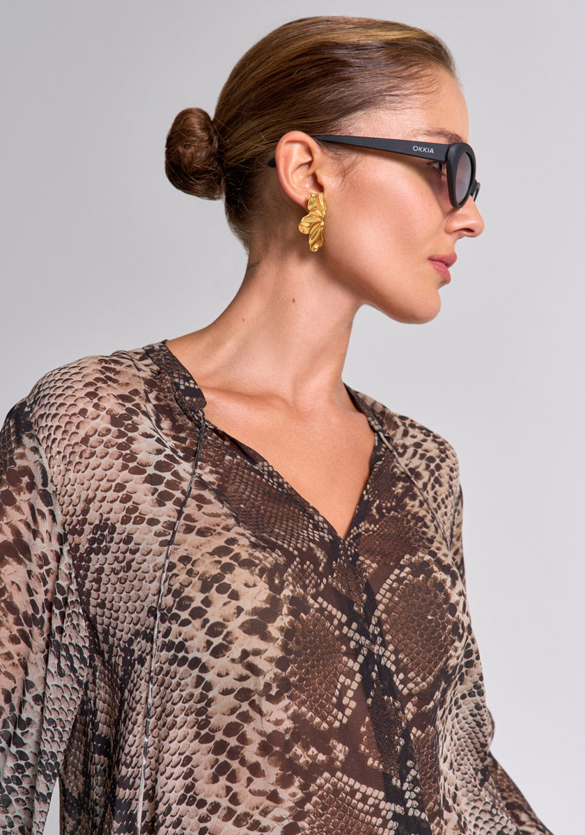 Snake Bluse