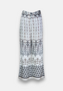 Pantalon à imprimé géométrique