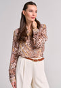 Silk blouse Snake-Leo