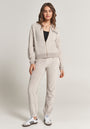 Beige corduroy trousers