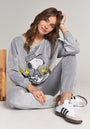 Graues Sweatshirt Snoopy Golf